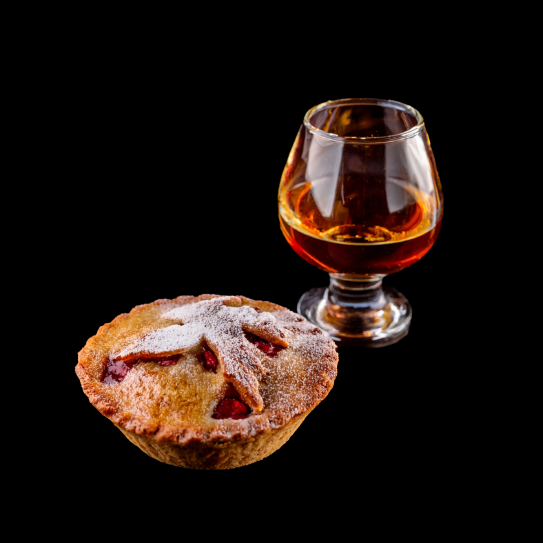 Mince pie & Brandy